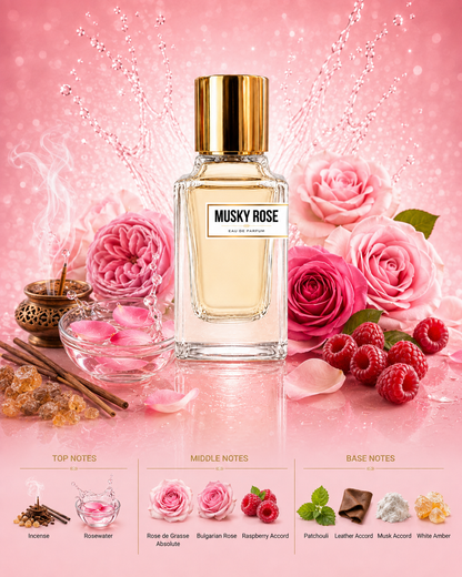 MUSKY ROSE ( INSPIRED BY GUERLAIN ROSE AMIRA )